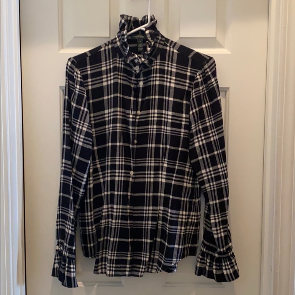 Black and White Button down shirt